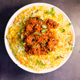 Vegetable Kheema Special Biryani